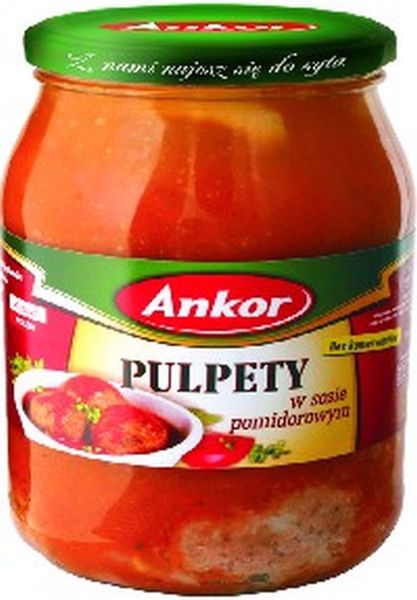 Ankor Pulpety w sosie pomidorowym 900 g zdjęcie 1
