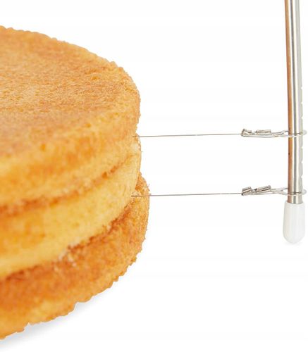 NÓŻ STRUNOWY 2SZT DO CIĘCIA BISZKOPTU CIASTA TORTU na Arena.pl