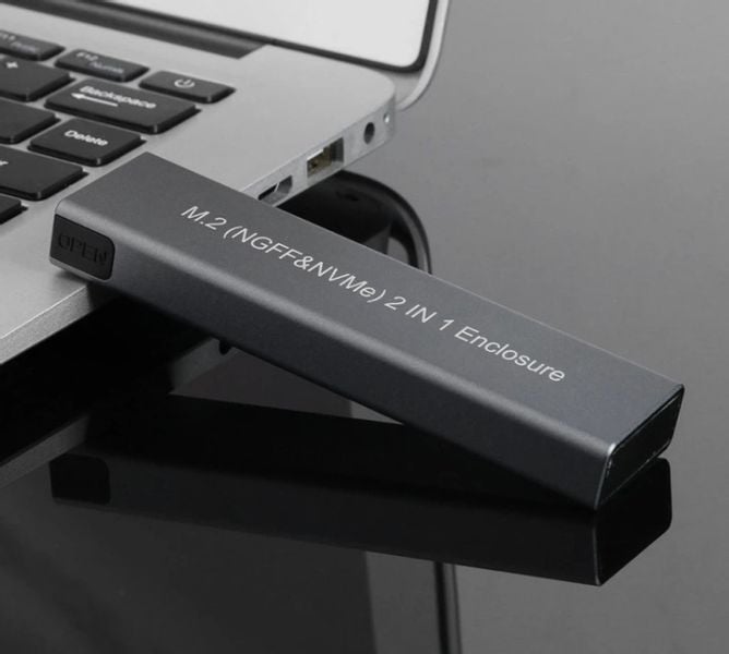Obudowa na dysk SSD NVME/SATA PCIe M.2 USB-C Gen2 Kieszeń Adapter dysku M2 zdjęcie 12
