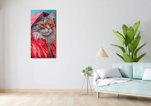 Obraz 50x100cm Kot w Stylu na Arena.pl