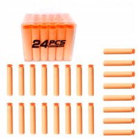 MIĘKKIE NABOJE STRZAŁKI PIANKOWE DO WYRZUTNI 24 SZTUKI ZAPASOWY ZESTAW