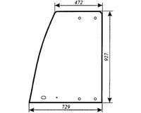 szyba drzwi górna drzwi góra do ciągnika Pronar 82A 82SA 82 TSA 1025A 1221A