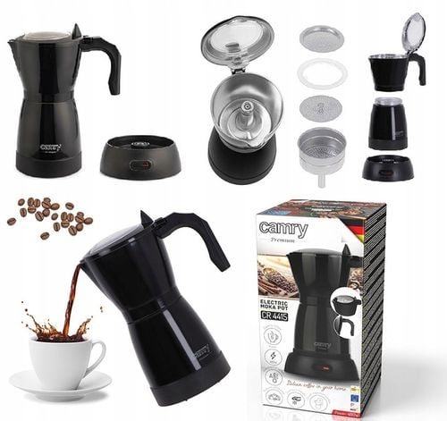 ZAPARZACZ KAWY KAWIARKA ELEKTRYCZNA 6 FILIŻANEK ML na Arena.pl