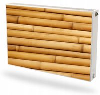 Mata magnetyczna magnes na grzejnik kaloryfer na wymiar WZÓR TRZCINA BAMBUS