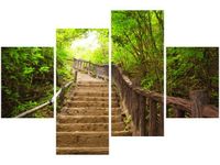 140CM 70 OBRAZ SCHODAMI GÓRĘ ŚCIENNY