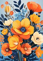Plakat 59,4x84,1cm Kwiatowy Majestat