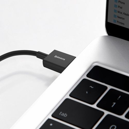 Kabel USB do Lightning Baseus Superior Series, 2.4A, 2m (czarny) na Arena.pl