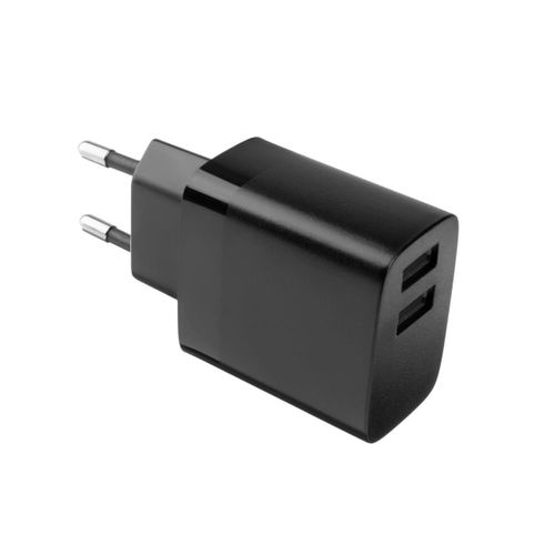 Ladowarka FIXED Ładowarka sieciowa 17W 2xUSB-A + kabel USB-C 1m czarny na Arena.pl