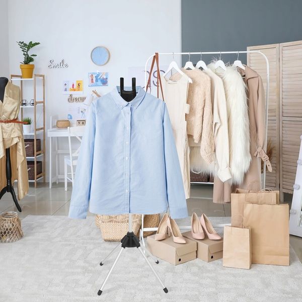 PODRĘCZNY STOJAK NA PAROWNICĘ DO UBRAŃ REGULOWANE AKCESORIA WIESZAK NA zdjęcie 9