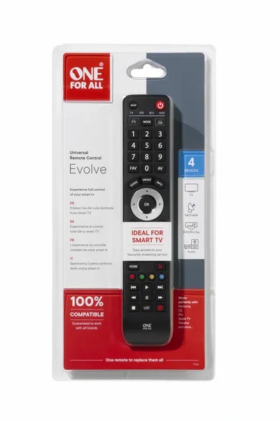 One For All URC7145 Smart Control Universal Remote Control - 4 devices - zdjęcie 13