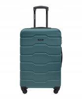 Walizka Średnia Podróżna Twarda Na Kółkach PUCCINI Zielona ABS024B-5