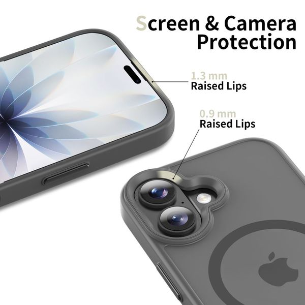tech-protect magmat magsafe iphone 17 matte crayon grey zdjęcie 5