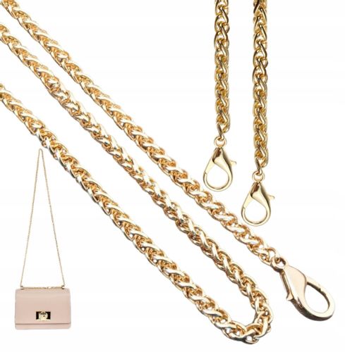 Pasek Złoty Do Torby Torebki Łańcuch Długi Metal na Arena.pl