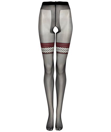 Seksowne Zdobione Rajstopy Z Dziurką - Nimari LivCo Corsetti 4 na Arena.pl
