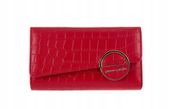 Pierre Cardin elegancki portfel damski skóra ekologiczna czerwony WX35-703