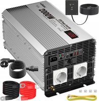 FALOWNIK SINUSOIDALNY PRZETWORNICA NAPIĘCIA GIANDEL 2000W KONWERTER DC 12V