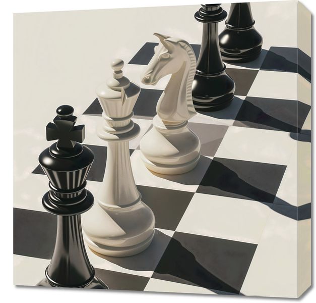 Obraz 60x60cm Szach i Mat zdjęcie 1