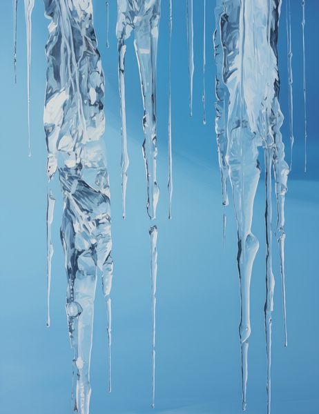 Plakat 50x65cm Kryształowe Sople zdjęcie 1