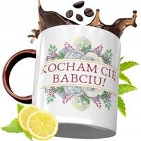 Kubek Bordowy Dla Babci Na Urodziny Prezent Z Nadrukiem Ze Zdjęciem