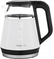 CZAJNIK ELEKTRYCZNY SZKLANY REGULACJA TEMPERATURY 1100W BEZPRZEWODOWY 1L