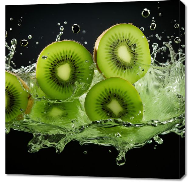 Obraz 90x90cm Energia Kiwi zdjęcie 1