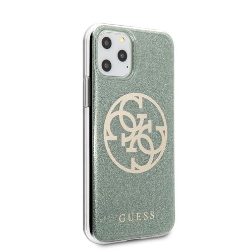 Guess Circle Glitter 4G - Etui iPhone 11 Pro (khaki) na Arena.pl