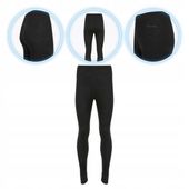 Spodnie termoaktywne damskie WOOLCANO 100% Merino PANT0542 czarny L