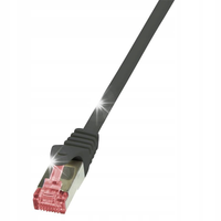 Patchcord LogiLink CQ2093S CAT.6 S/FTP 10m, czarny