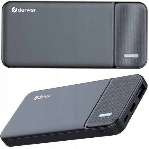 Powerbank 5000 mAh LED Power bank DENVER na Arena.pl