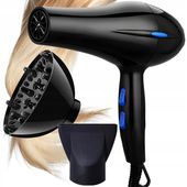 SUSZARKA DO WŁOSÓW 2200W PRO JONIZACJA MOCNA + KOŃCÓWKA