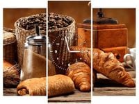 90CM 70 ZEGAR 3 ELEM KAWA SCIENNY DRUK