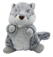 Zabawka pluszowa dla psa bóbr z piszczałką 13cm