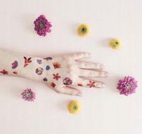 Tatuaż dla dziewczynki płatki Paperself tymczasowy