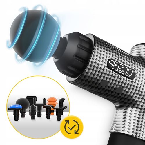 PISTOLET DO MASAŻU WYMIENNE KOŃCÓWKI RELAKS MASSAGE GUN ULTRA COOL EDITION na Arena.pl