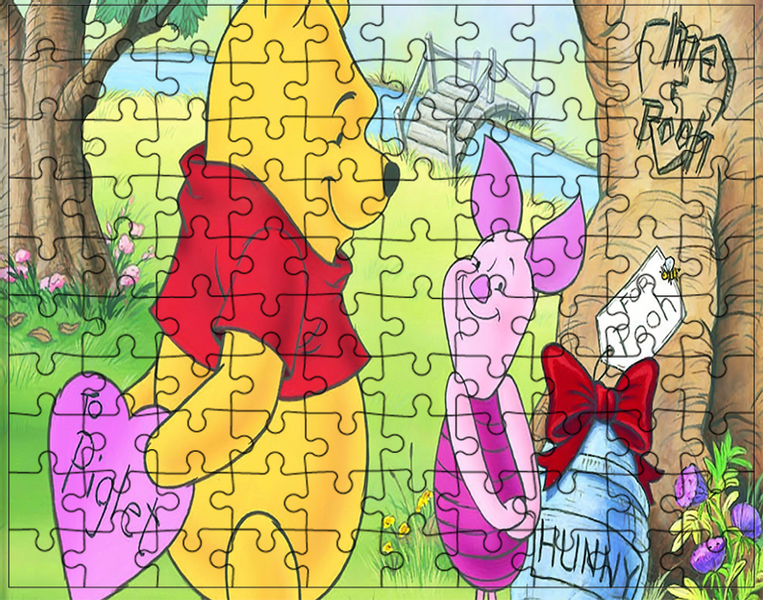 Puzzle Kubuś Puchatek zdjęcie 1