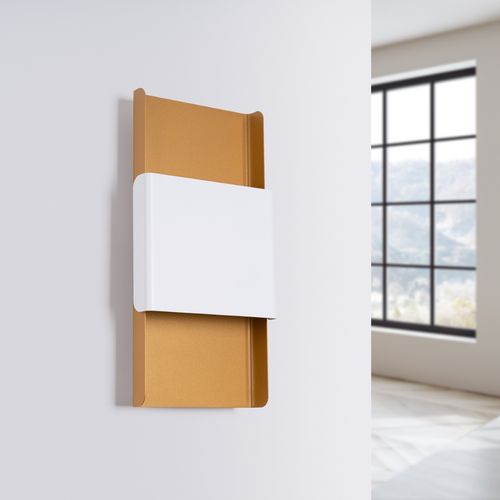 Kinkiet DURLIN złoty/biały na Arena.pl