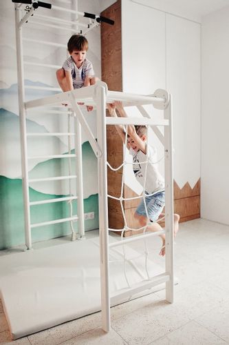 domowy plac zabaw Mini biały MAŁPISZON na Arena.pl