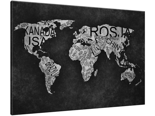 Obraz World Map  100x70 PŁÓTNO na Arena.pl