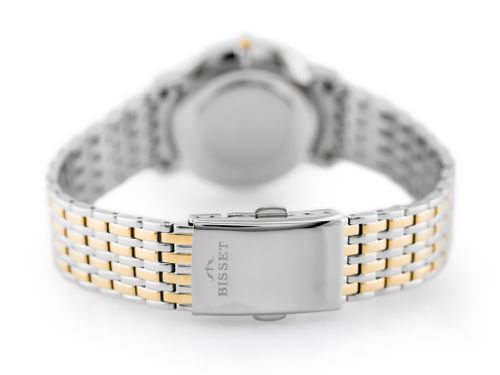 BISSET BSBE54 - silver/gold (zb554d) na Arena.pl