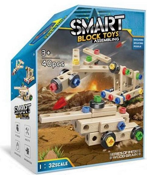 Klocki konstrukcyjne 40 elementów zdjęcie 1