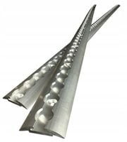 Listwa mocowania ładunku AIRLINE PÓŁOKRĄGŁA 1500x50x11mm otwory