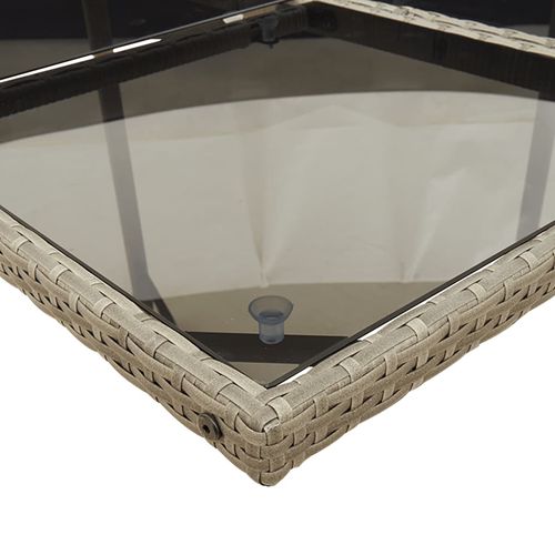 13-cz. zestaw mebli do ogrodu, poduszki, szary rattan PE na Arena.pl