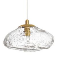 Wisząca lampa glamour NAYARIT LE42898 do salonu crystal złota outlet