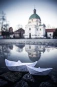 Warszawa Nowe Miasto - plakat premium 30x45 cm