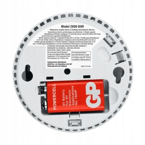 Czujnik optyczny detektor dymu KID-2030-DSR Kidde na Arena.pl
