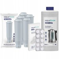 5x filtr do wody AquaFloow do ekspresu Nivona + odkamieniacz 1l + tabletki