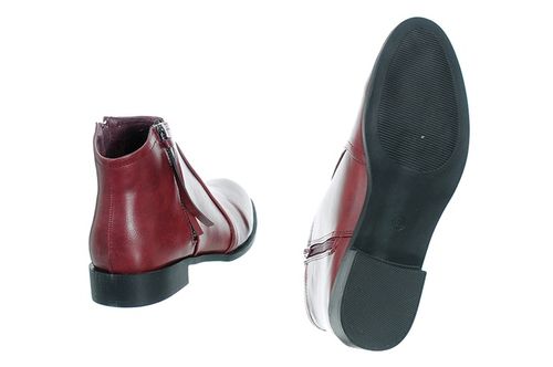 BOTKI DAMSKIE BORDO - 40 na Arena.pl