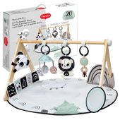 TINY LOVE Interaktywna mata edukacyjna drewniany stojakiem czarno-biał