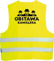 KAMIZELKA ODBLASKOWA z nadrukiem OBSTAWA KAWALERA
