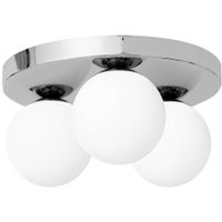 Plafon LAMPA sufitowa MIJA 30669303 Kaspa szklana OPRAWA modernistyczna okrągła kule balls do łazienki IP44 chrom białe
